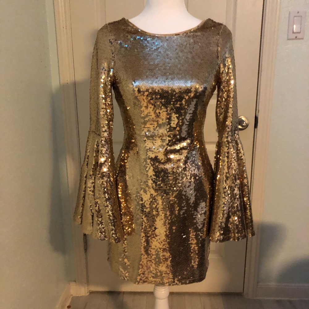 Gold Dress